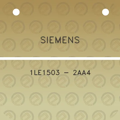 siemens-1le1503-2aa4