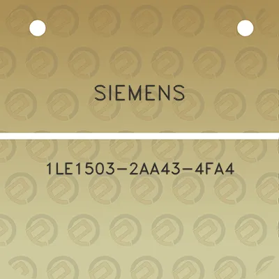 siemens-1le1503-2aa43-4fa4