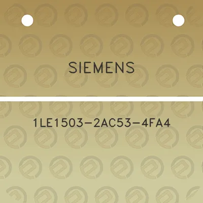 siemens-1le1503-2ac53-4fa4