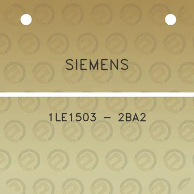 siemens-1le1503-2ba2