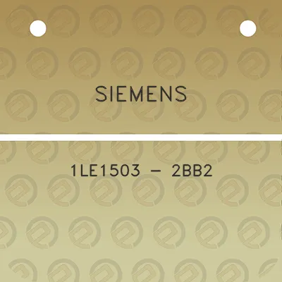 siemens-1le1503-2bb2