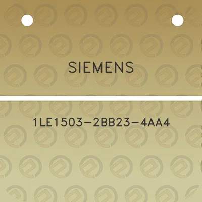 siemens-1le1503-2bb23-4aa4