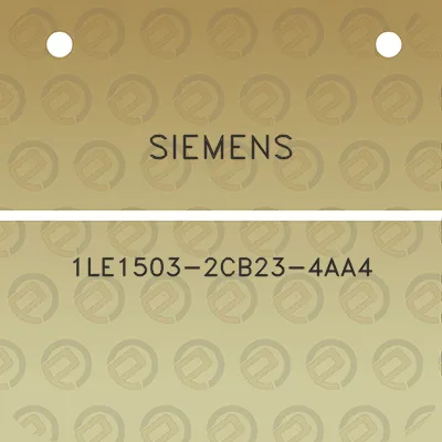 siemens-1le1503-2cb23-4aa4