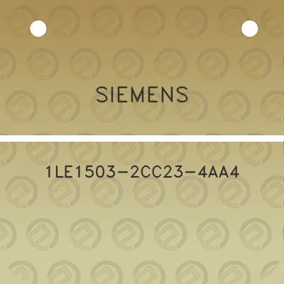 siemens-1le1503-2cc23-4aa4