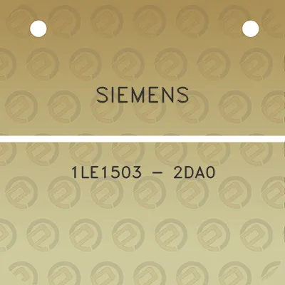 siemens-1le1503-2da0