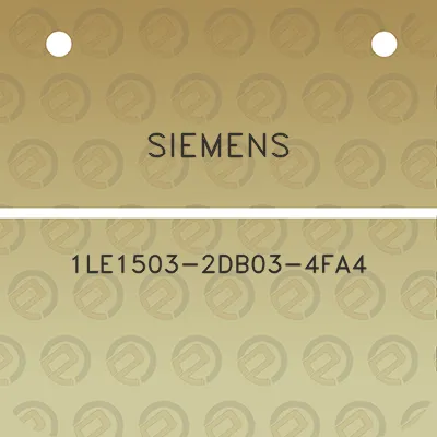 siemens-1le1503-2db03-4fa4