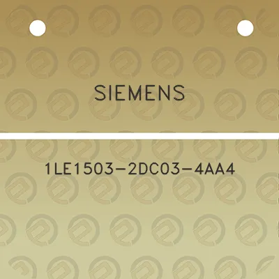 siemens-1le1503-2dc03-4aa4