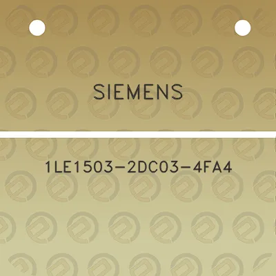 siemens-1le1503-2dc03-4fa4