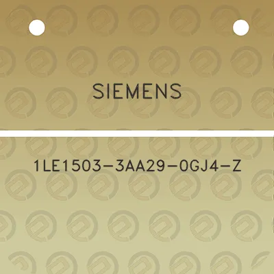 siemens-1le1503-3aa29-0gj4-z