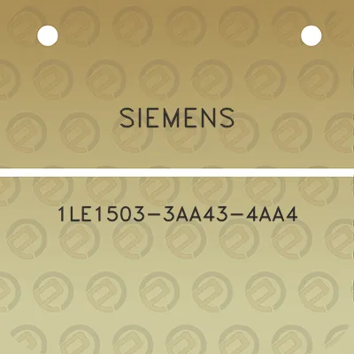 siemens-1le1503-3aa43-4aa4