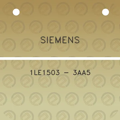 siemens-1le1503-3aa5