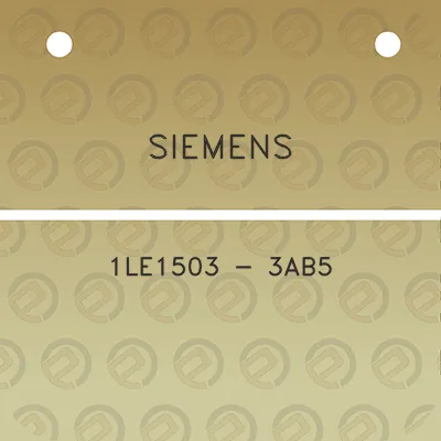 siemens-1le1503-3ab5