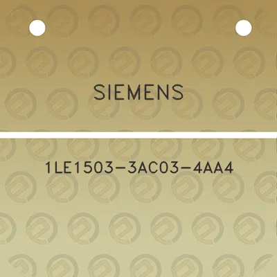 siemens-1le1503-3ac03-4aa4