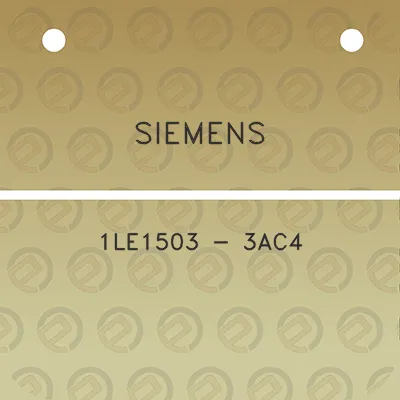 siemens-1le1503-3ac4