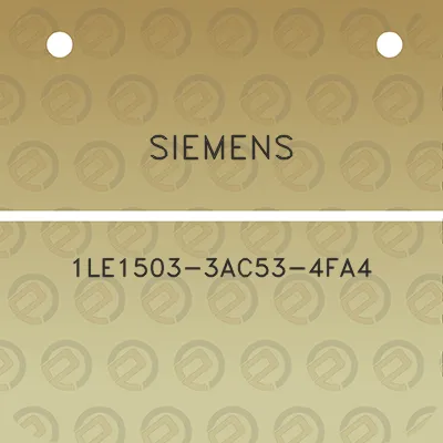 siemens-1le1503-3ac53-4fa4