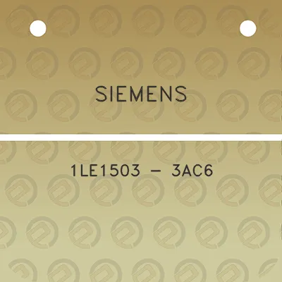 siemens-1le1503-3ac6