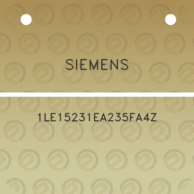 siemens-1le15231ea235fa4z