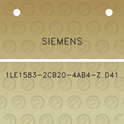 siemens-1le1583-2cb20-4ab4-z-d41