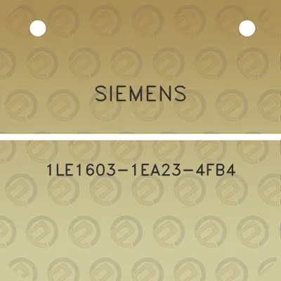 siemens-1le1603-1ea23-4fb4