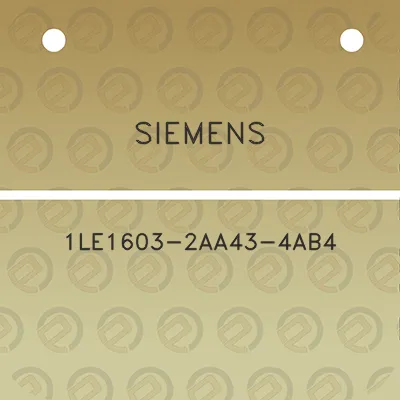 siemens-1le1603-2aa43-4ab4