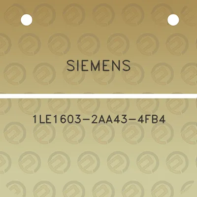 siemens-1le1603-2aa43-4fb4