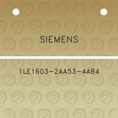 siemens-1le1603-2aa53-4ab4