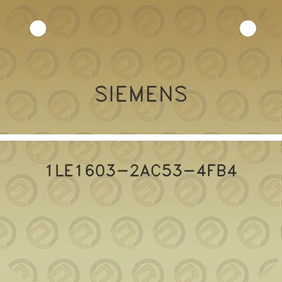 siemens-1le1603-2ac53-4fb4