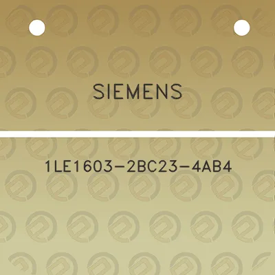 siemens-1le1603-2bc23-4ab4