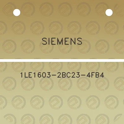 siemens-1le1603-2bc23-4fb4