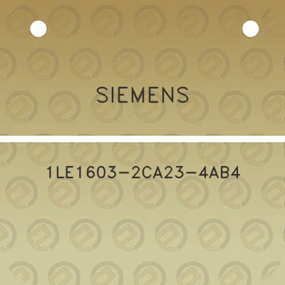 siemens-1le1603-2ca23-4ab4