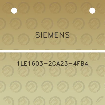 siemens-1le1603-2ca23-4fb4