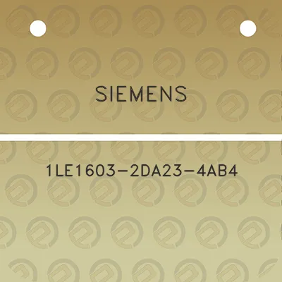 siemens-1le1603-2da23-4ab4