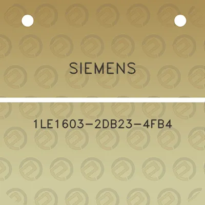 siemens-1le1603-2db23-4fb4