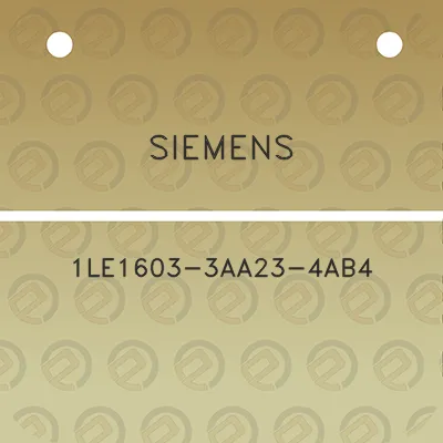 siemens-1le1603-3aa23-4ab4