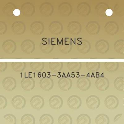 siemens-1le1603-3aa53-4ab4