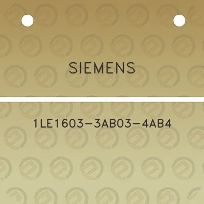 siemens-1le1603-3ab03-4ab4