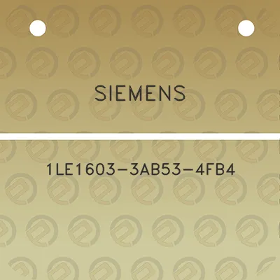 siemens-1le1603-3ab53-4fb4