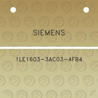 siemens-1le1603-3ac03-4fb4