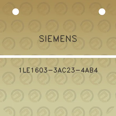 siemens-1le1603-3ac23-4ab4