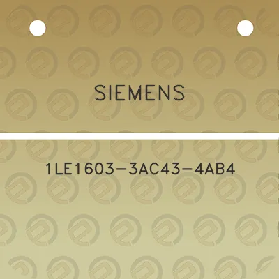 siemens-1le1603-3ac43-4ab4