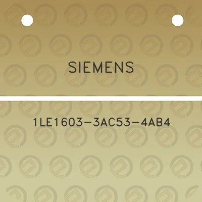 siemens-1le1603-3ac53-4ab4