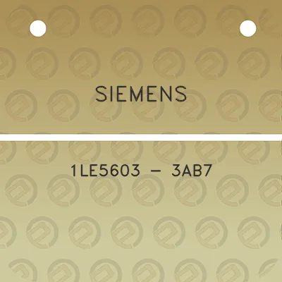 siemens-1le5603-3ab7