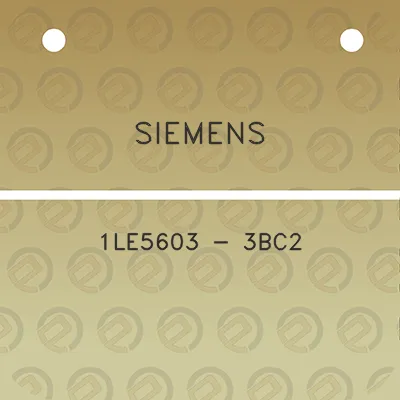 siemens-1le5603-3bc2