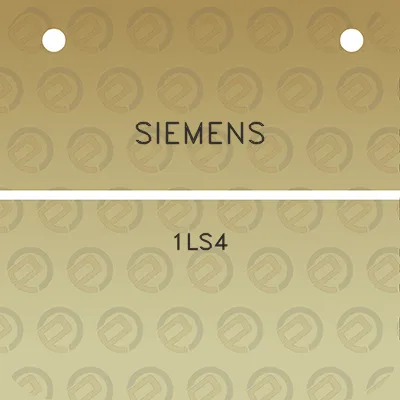 siemens-1ls4