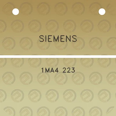 siemens-1ma4-223