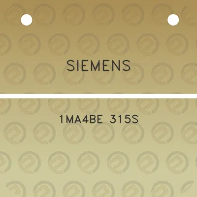 siemens-1ma4be-315s