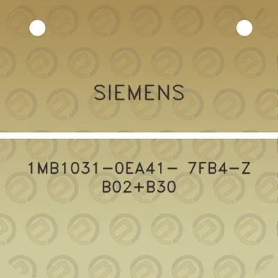 siemens-1mb1031-0ea41-7fb4-z-b02b30