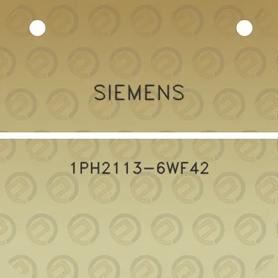 siemens-1ph2113-6wf42