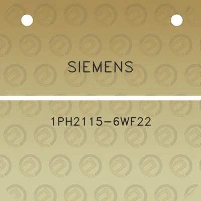 siemens-1ph2115-6wf22