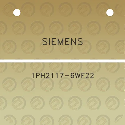 siemens-1ph2117-6wf22